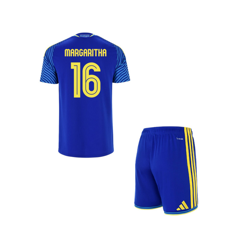 Jearl Margaritha 16 Curacao 2026 YOUTH Home Jersey & Shorts Set - Blue - Jersey Teams