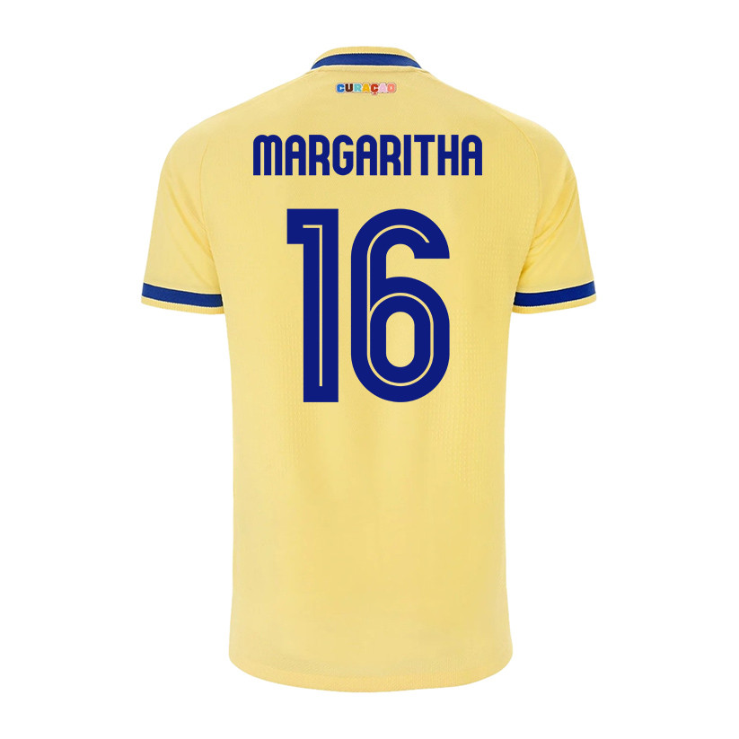 Jearl Margaritha 16 Youth Curaçao National Team 2026 Away Jersey - Yellow - Jersey Teams