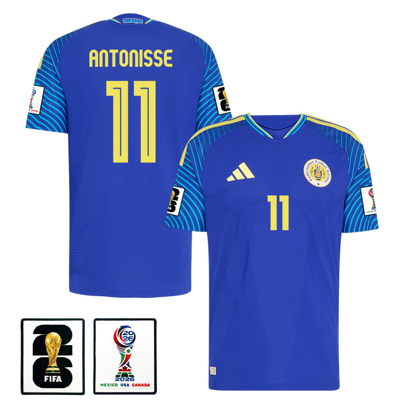 Jeremy Antonisse 11 Curacao 2026 Home Jersey – Blue, Men – Jersey Teams