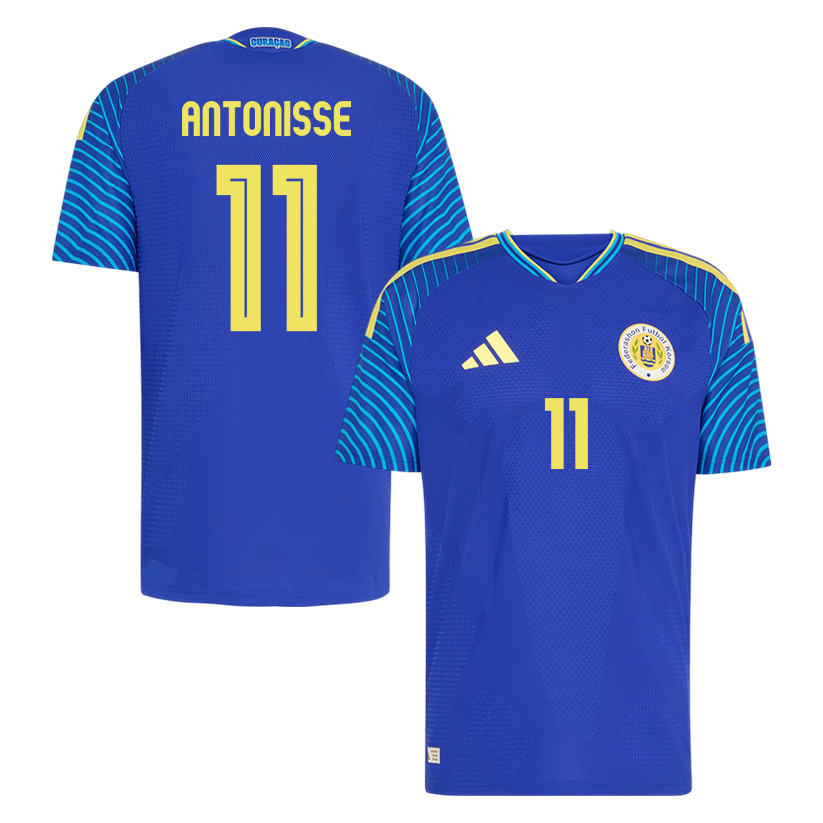 Jeremy Antonisse 11 Curacao 2026 Home Jersey - Blue, Men - Jersey Teams