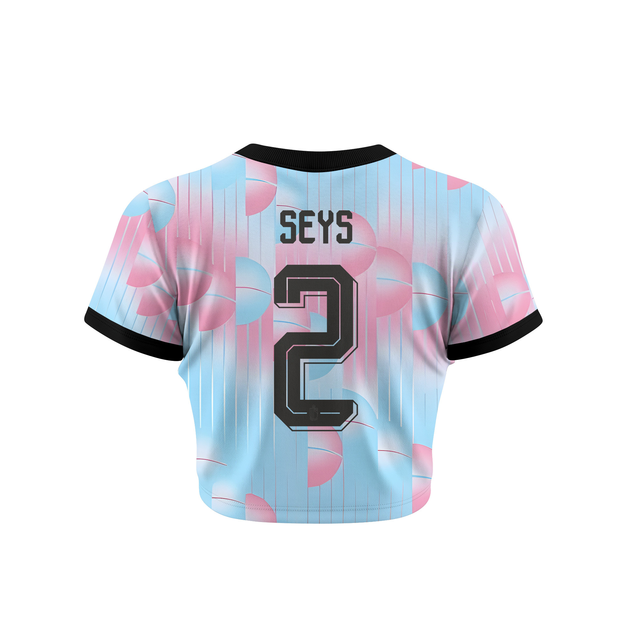 Joaquin Seys 2 Belgium 2026 Women's Away All-Over Print Cropped Jersey - Light Blue - Jersey Teams