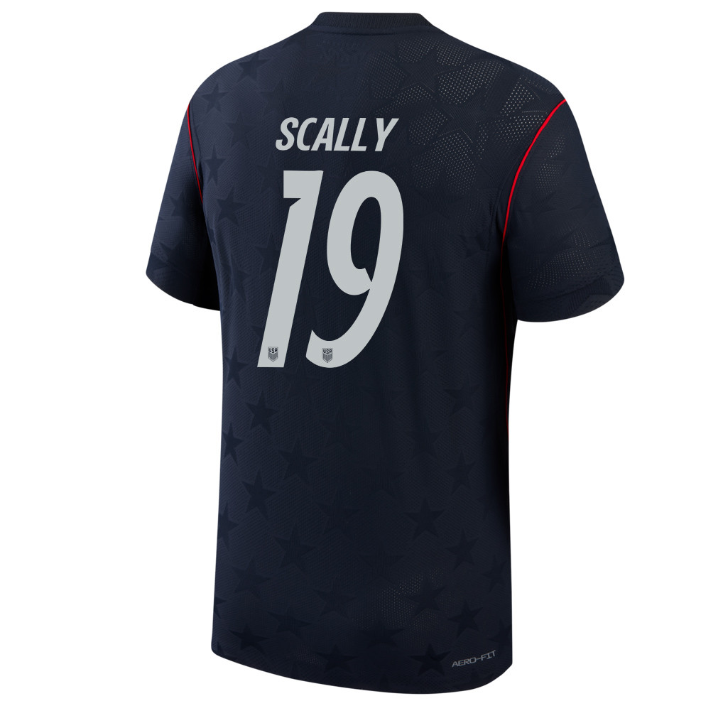 Joe Scally 19 USMNT 2026 Away Match Jersey - Blue Men - Jersey Teams