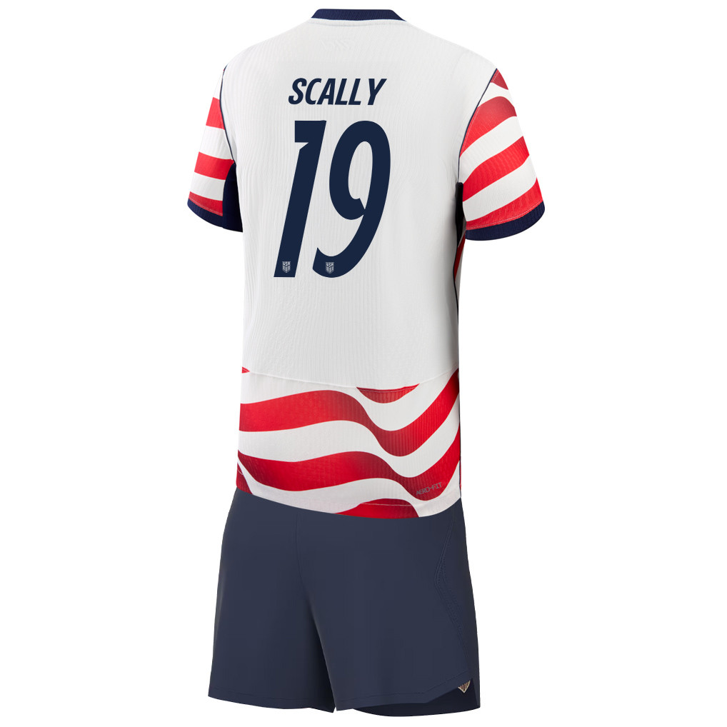 Joe Scally 19 USMNT 2026 YOUTH Home Jersey & Shorts Set - Jersey Teams