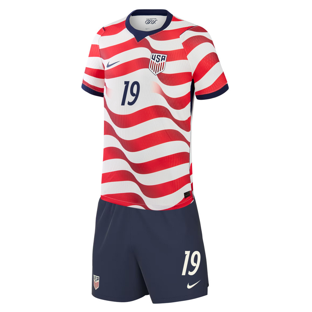 Joe Scally 19 USMNT 2026 YOUTH Home Jersey & Shorts Set - Jersey Teams