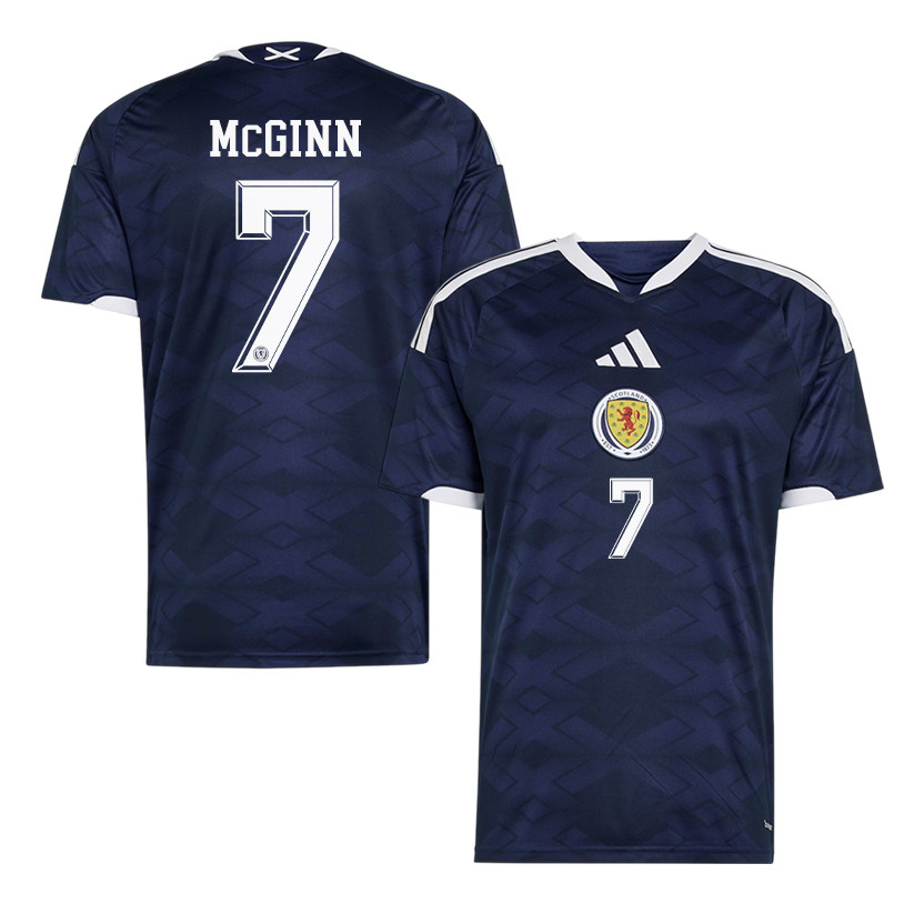 John McGinn 7 Scotland National Team 2026 Home Jersey - Navy, Men - Jersey Teams