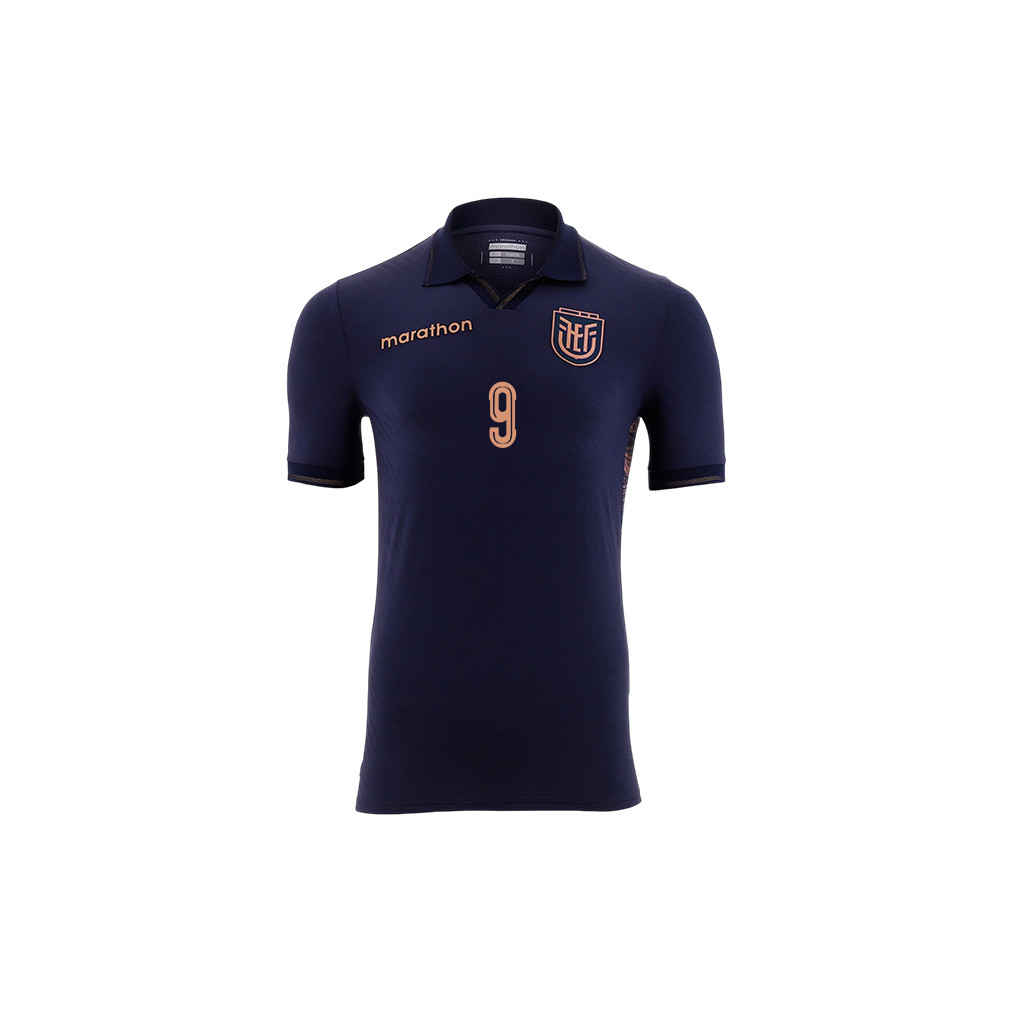 John Yeboah 9 Youth Ecuador National Team 2026 Away Jersey - Navy - Jersey Teams