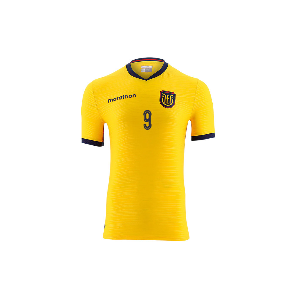 John Yeboah 9 Youth Ecuador National Team 2026 Home Jersey - Yellow - Jersey Teams