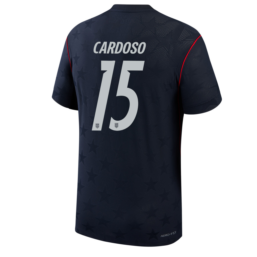 Johnny Cardoso 15 USMNT 2026 Away Match Jersey - Blue Men - Jersey Teams