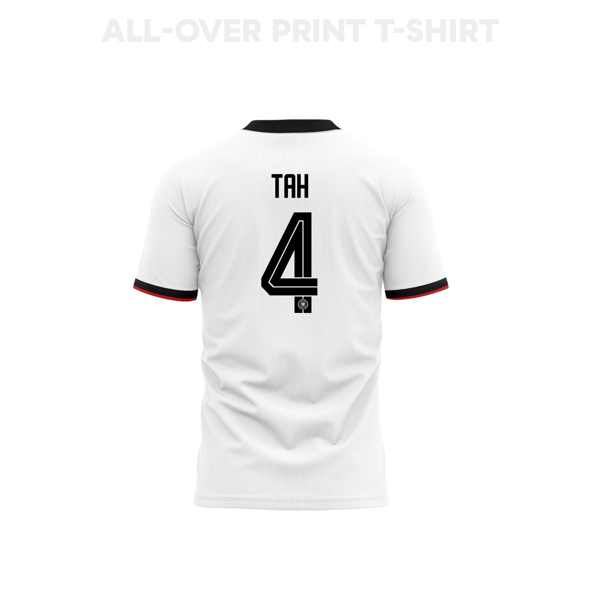 Jonathan Tah 4 Youth Germany 2026 Home 3D T-shirt Fully Printed – White - Jersey Teams