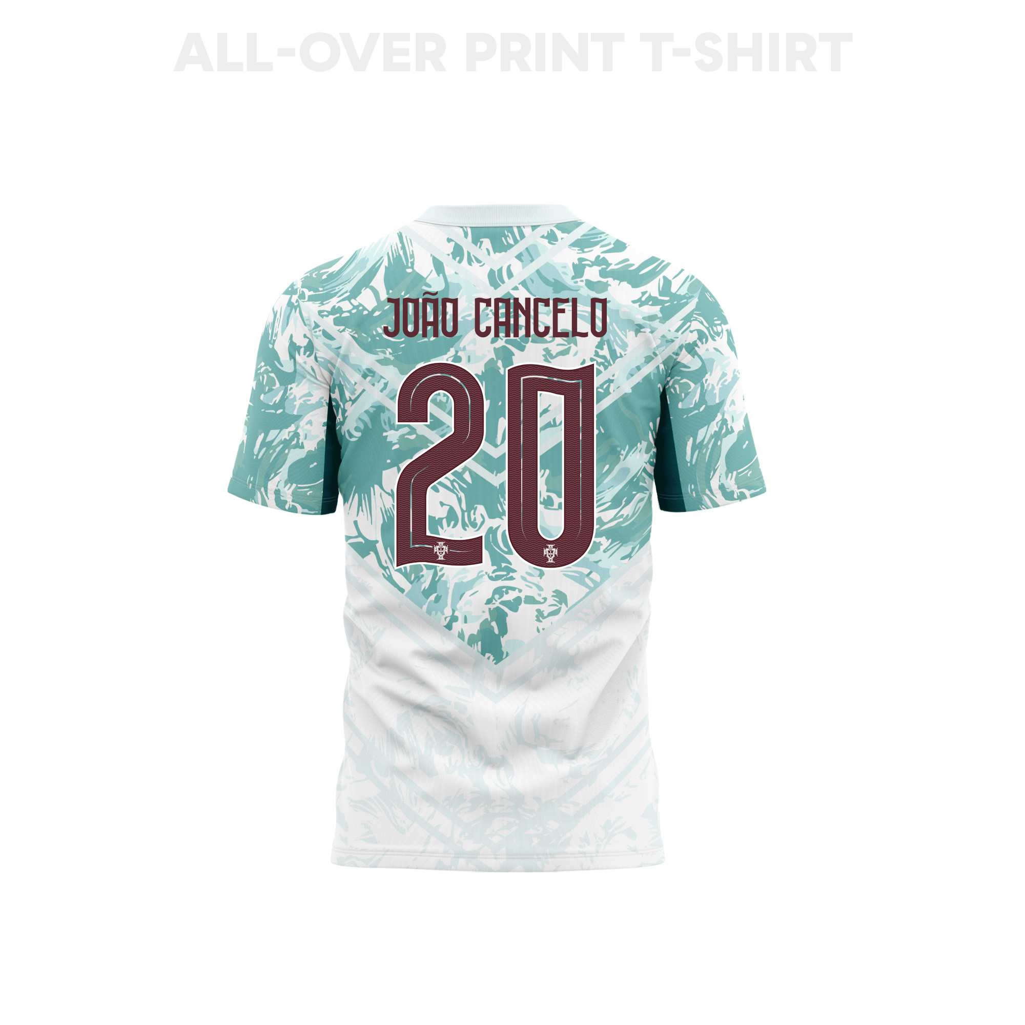 João Cancelo 20 Portugal 2026 Away 3D T-Shirt Fully Printed – Unisex, White - Jersey Teams