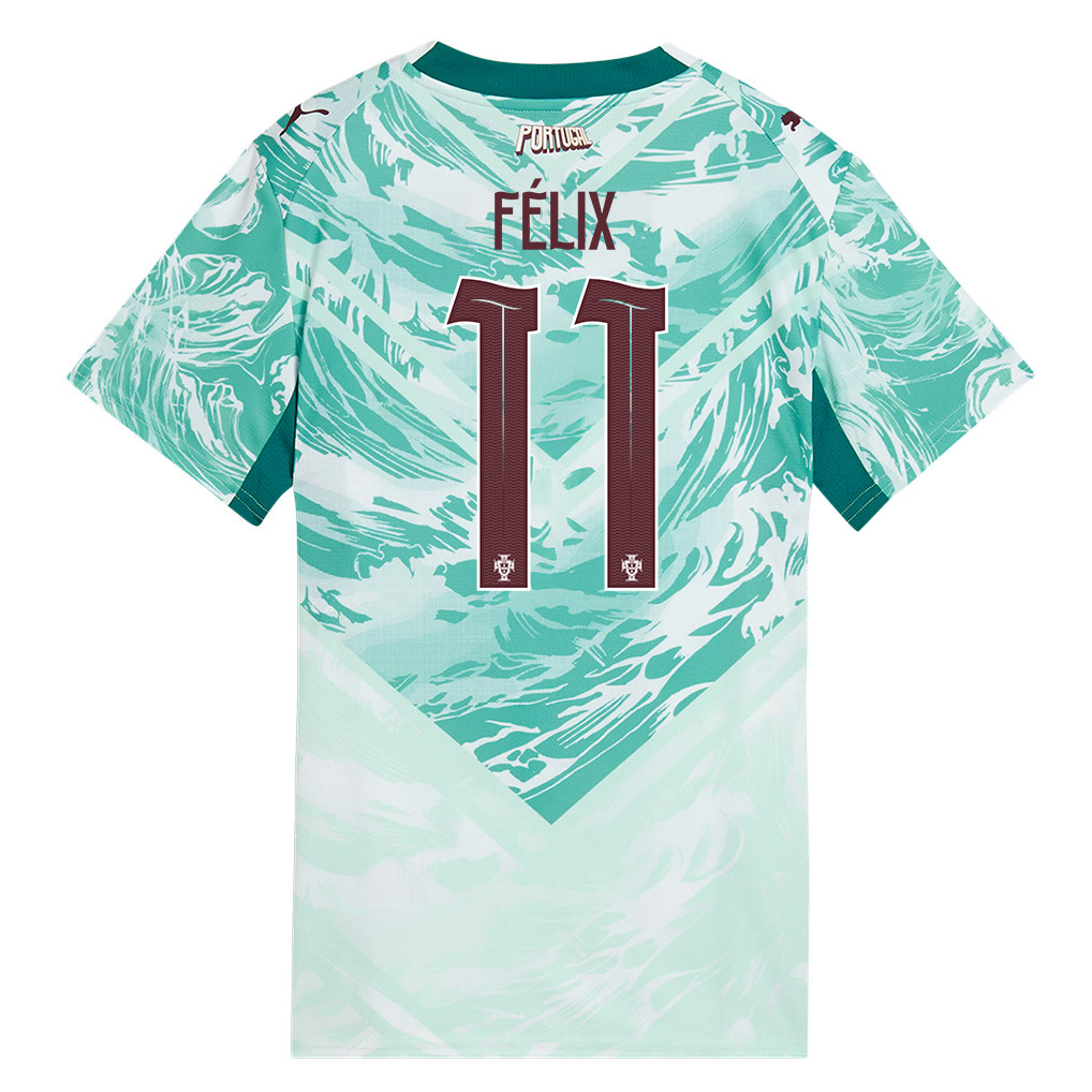 João Félix 11 Portugal National Team 2026 Women's Away Jersey - White - Jersey Teams