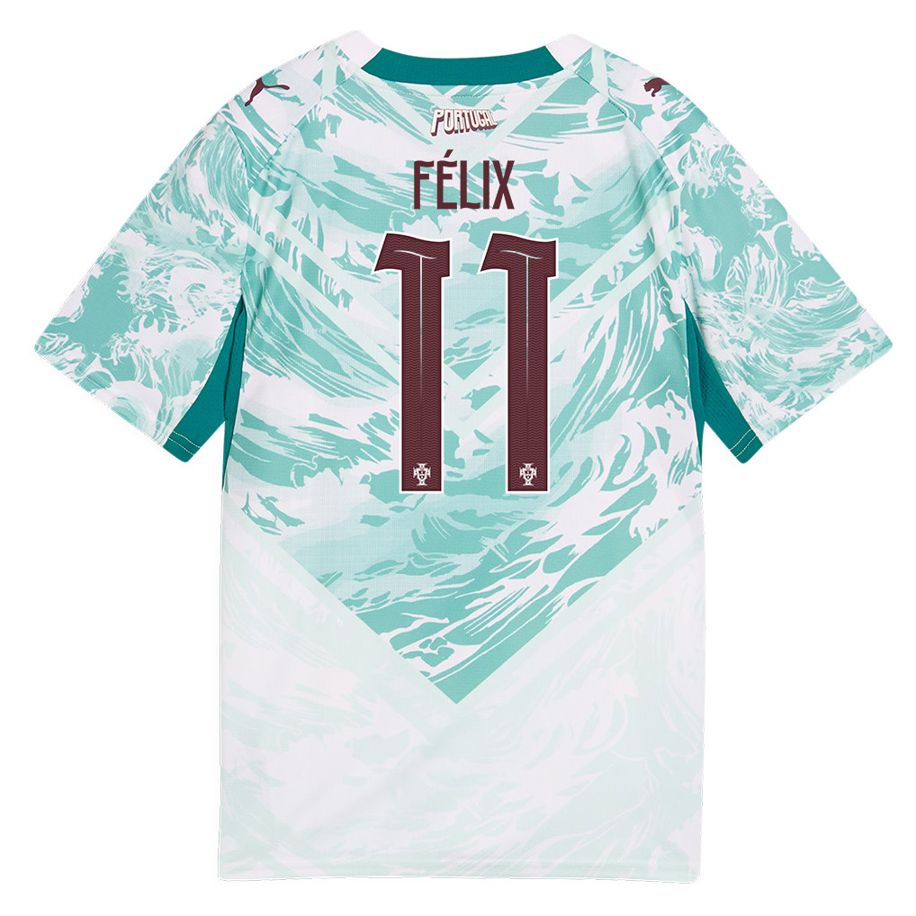 João Félix 11 Youth Portugal National Team 2026 Away Jersey - White - Jersey Teams