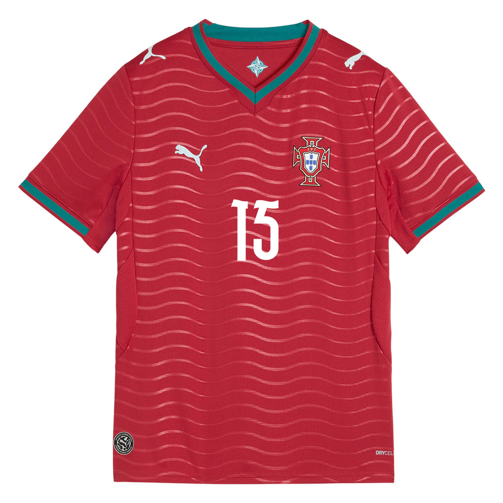 João Neves 15 Youth Portugal National Team 2026 Home Jersey - Red - Jersey Teams