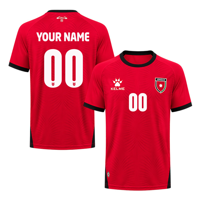 Jordan 2026 Away Jersey - Personalized - Red, Men - Jersey Teams