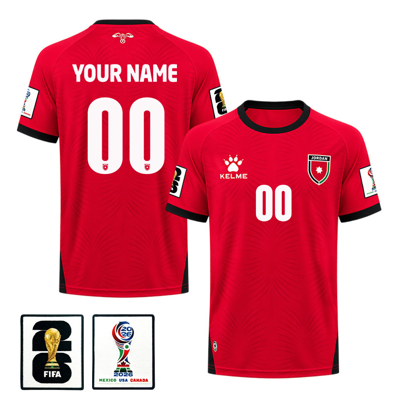 Jordan 2026 Away Jersey – Personalized – Red, Men – Jersey Teams