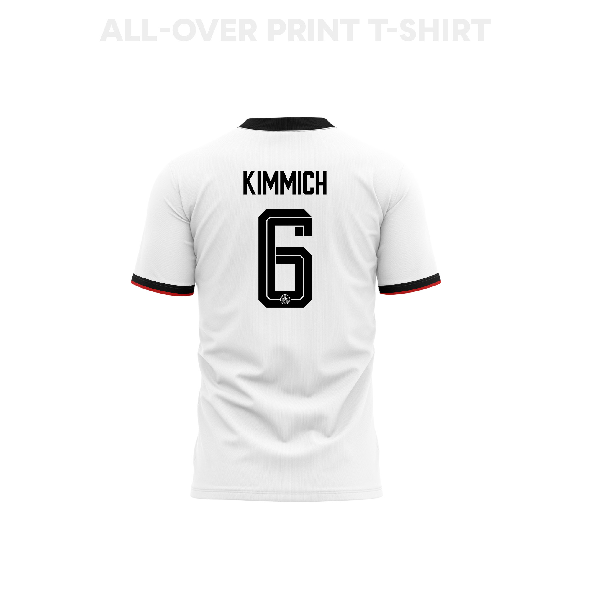 Joshua Kimmich 6 Youth Germany 2026 Home 3D T-shirt Fully Printed – White - Jersey Teams