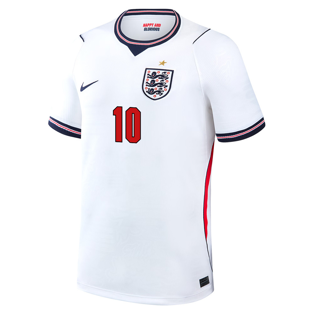 Jude Bellingham 10 England National Team 2026 x World Cup Patch Home Jersey - White, Men - Jersey Teams