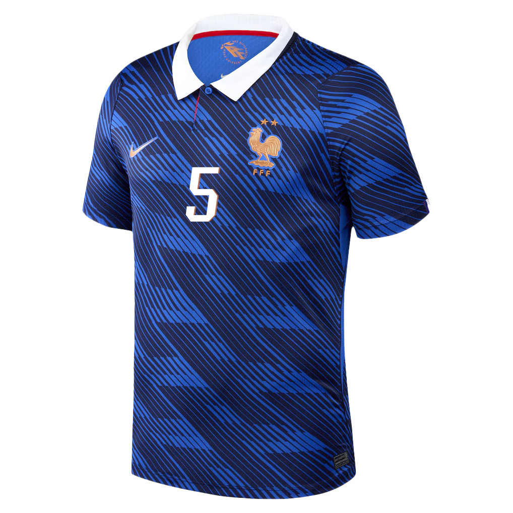 Jules Koundé 5 France National Team 2026 Home Jersey – Blue, Men – Jersey Teams