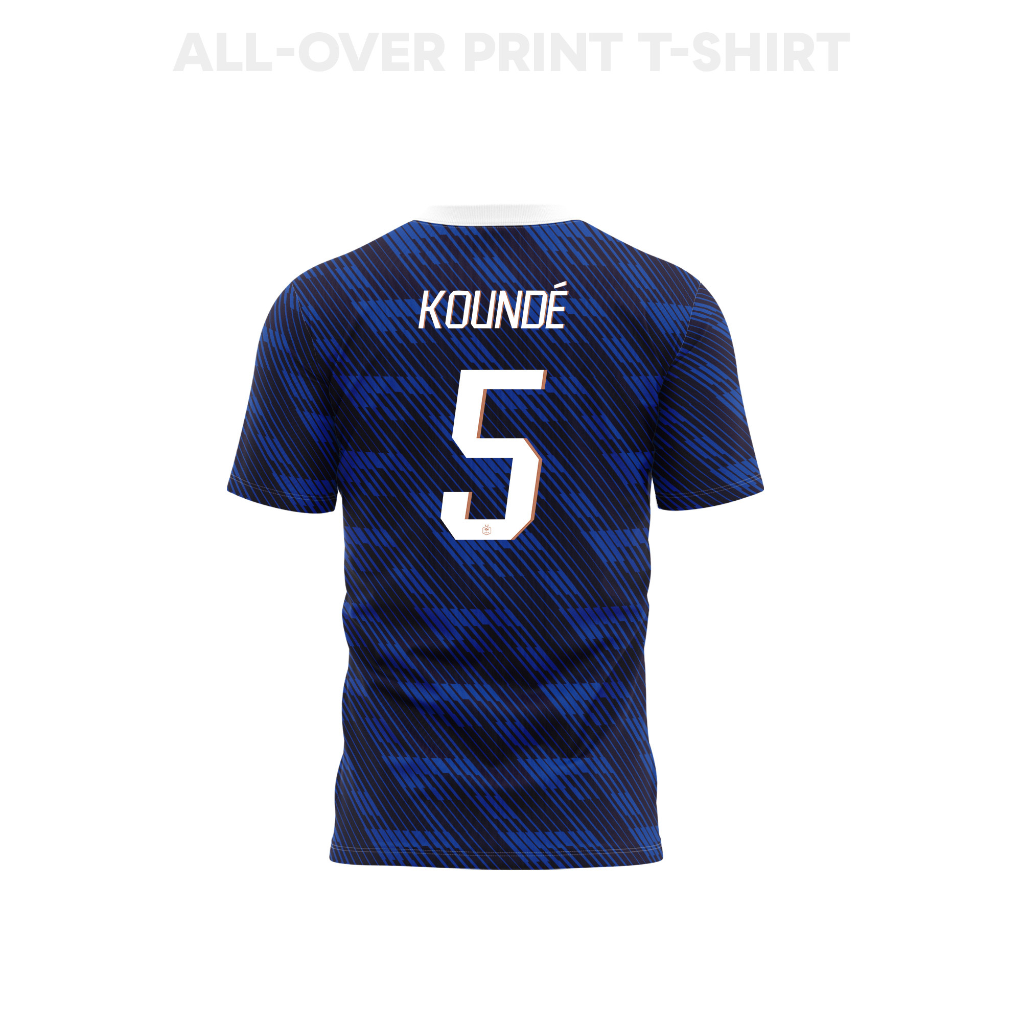 Jules Koundé 5 Youth France 2026 Home 3D T-shirt Fully Printed – Blue - Jersey Teams
