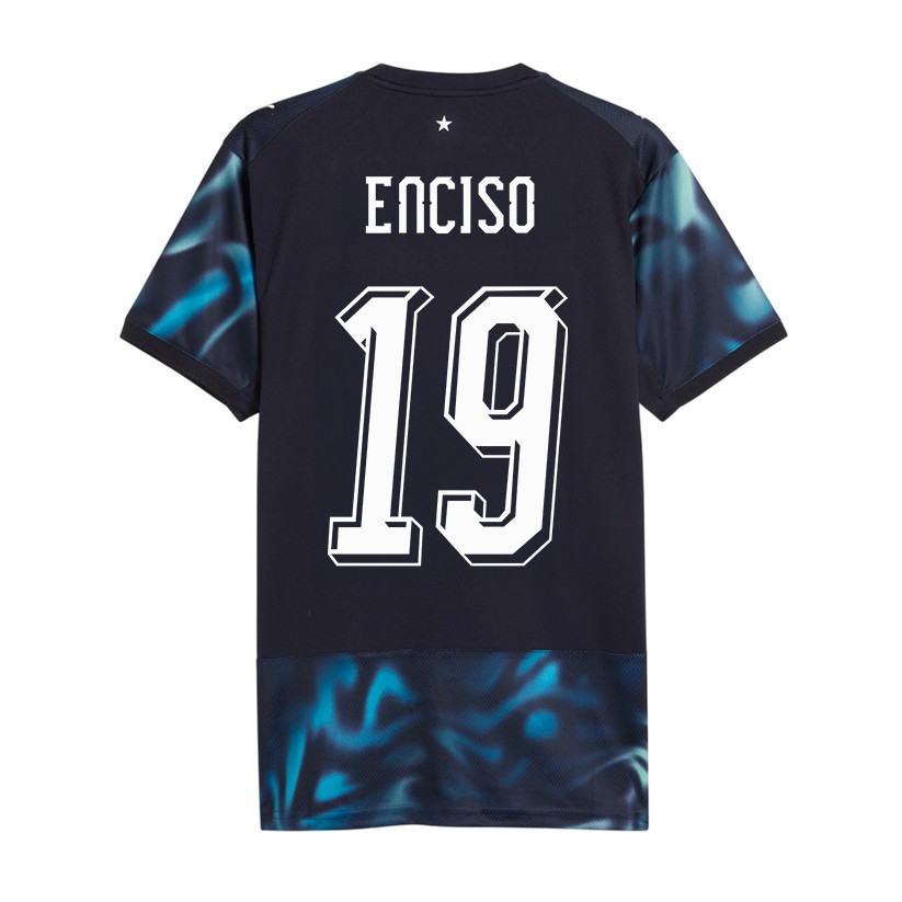 Julio Enciso 19 Paraguay National Team 2026 Away Jersey - Navy, Men - Jersey Teams