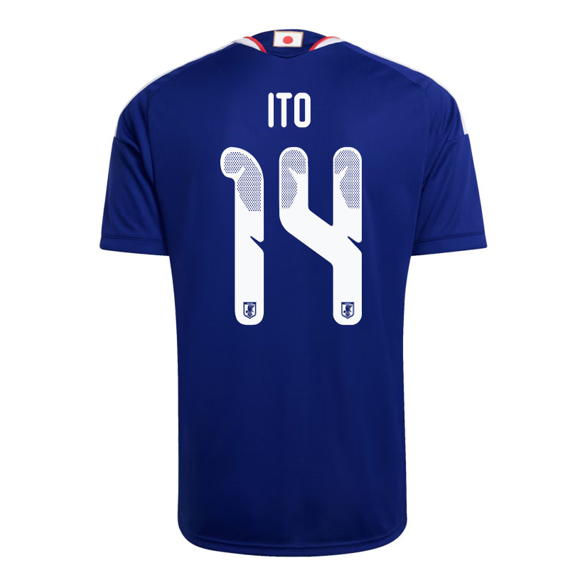 Junya Ito 14 Japan National Team 2026 Home Jersey - Blue, Men - Jersey Teams