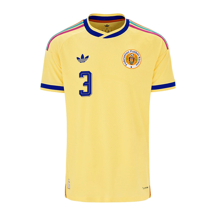Juriën Gaari 3 Curaçao National Team 2026 Away Jersey - Yellow, Men - Jersey Teams