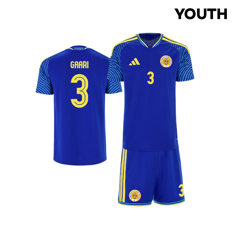Juriën Gaari 3 Curacao 2026 YOUTH Home Jersey & Shorts Set - Blue - Jersey Teams