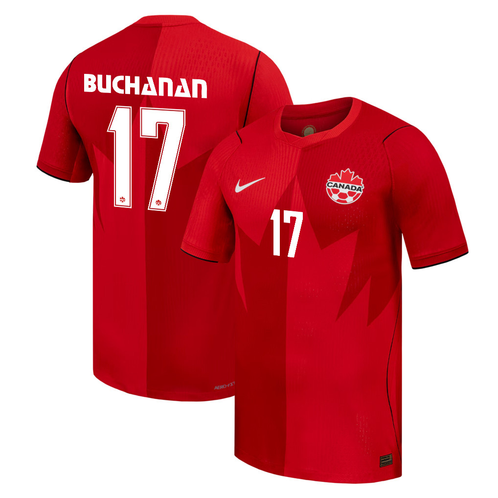 Kadeisha Buchanan 17 Canada National Team 2026 Home Jersey - Red, Men - Jersey Teams