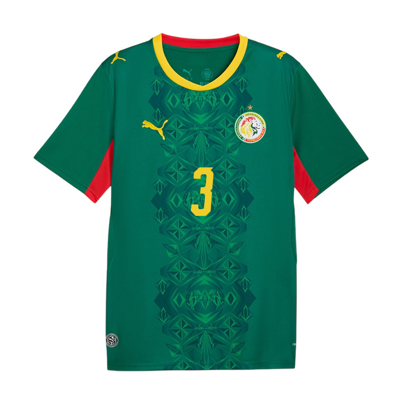 Kalidou Koulibaly 3 Senegal National Team 2026 x World Cup Patch Away Jersey - Green, Men - Jersey Teams