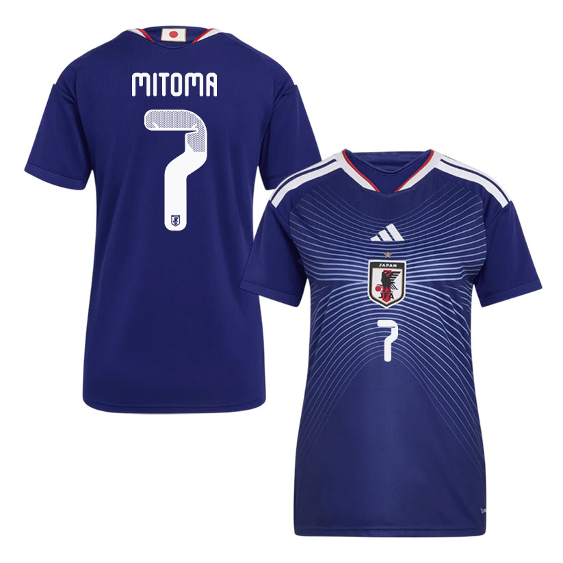 Kaoru Mitoma 7 Japan National Team 2026 Women's Home Jersey - Blue - Jersey Teams