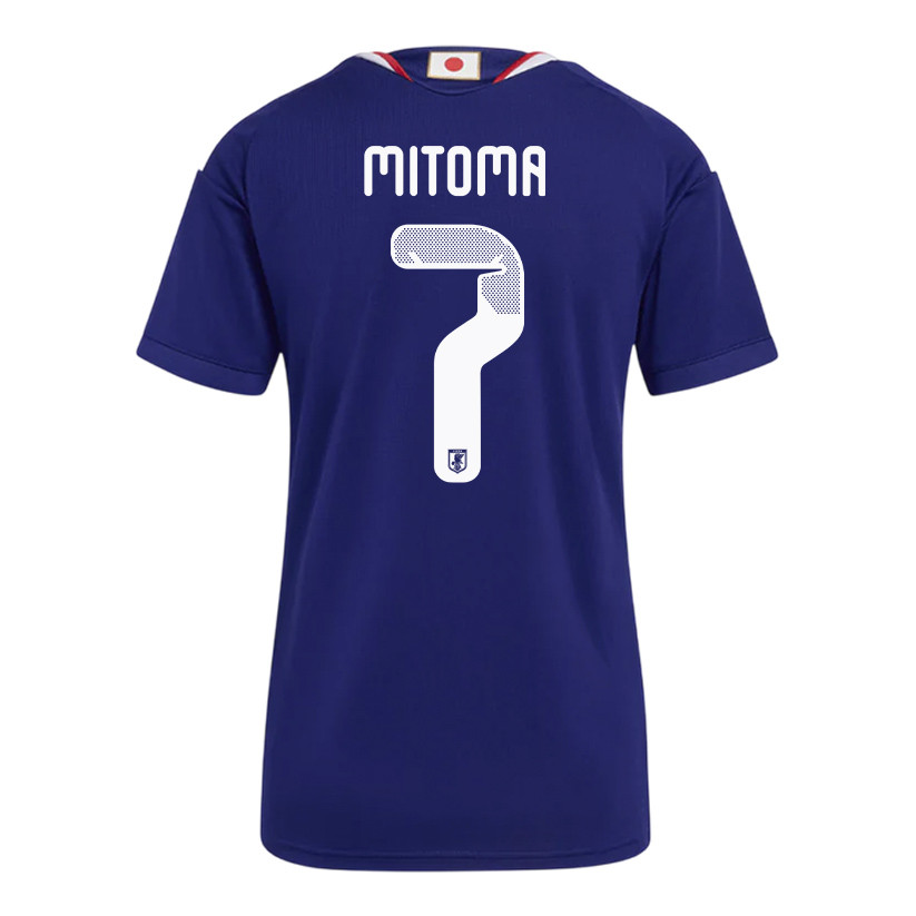 Kaoru Mitoma 7 Japan National Team 2026 Women's Home Jersey - Blue - Jersey Teams