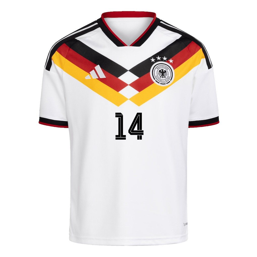 Karim Adeyemi 14 Youth Germany National Team 2026 Home Jersey - White - Jersey Teams