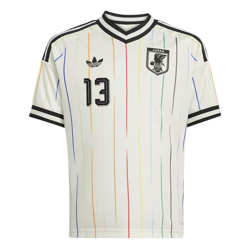 Keito Nakamura 13 Youth Japan National Team 2026 Away Jersey - Off White - Jersey Teams