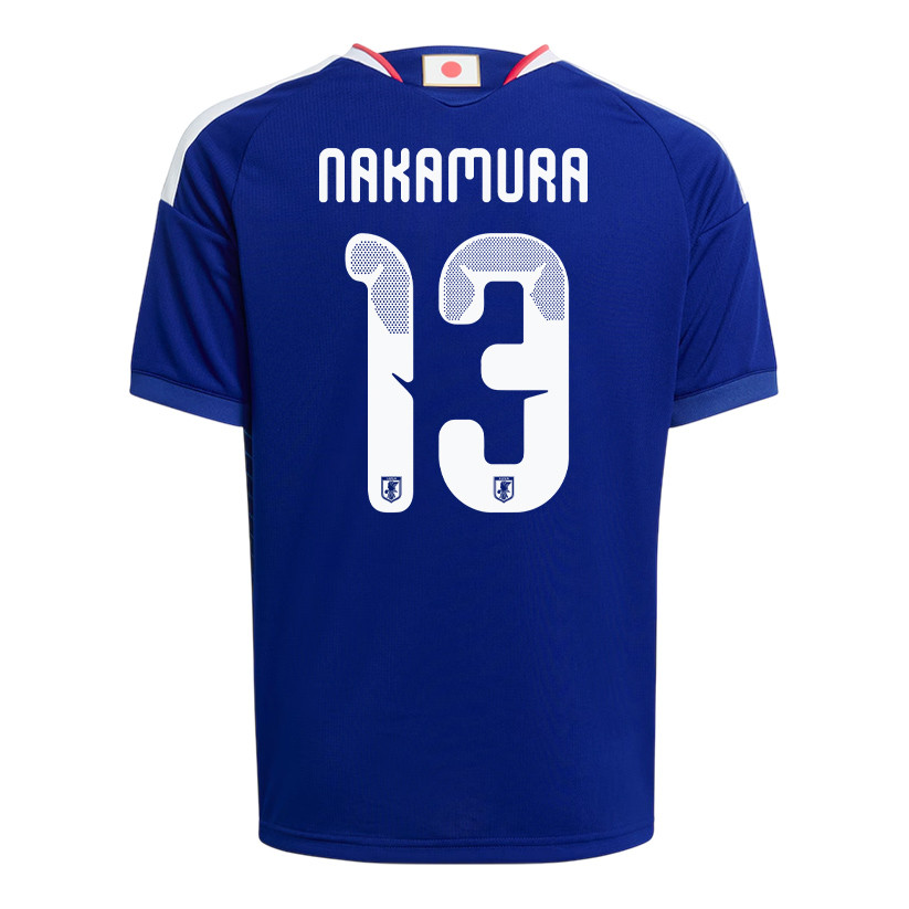 Keito Nakamura 13 Youth Japan National Team 2026 Home Jersey - Blue - Jersey Teams