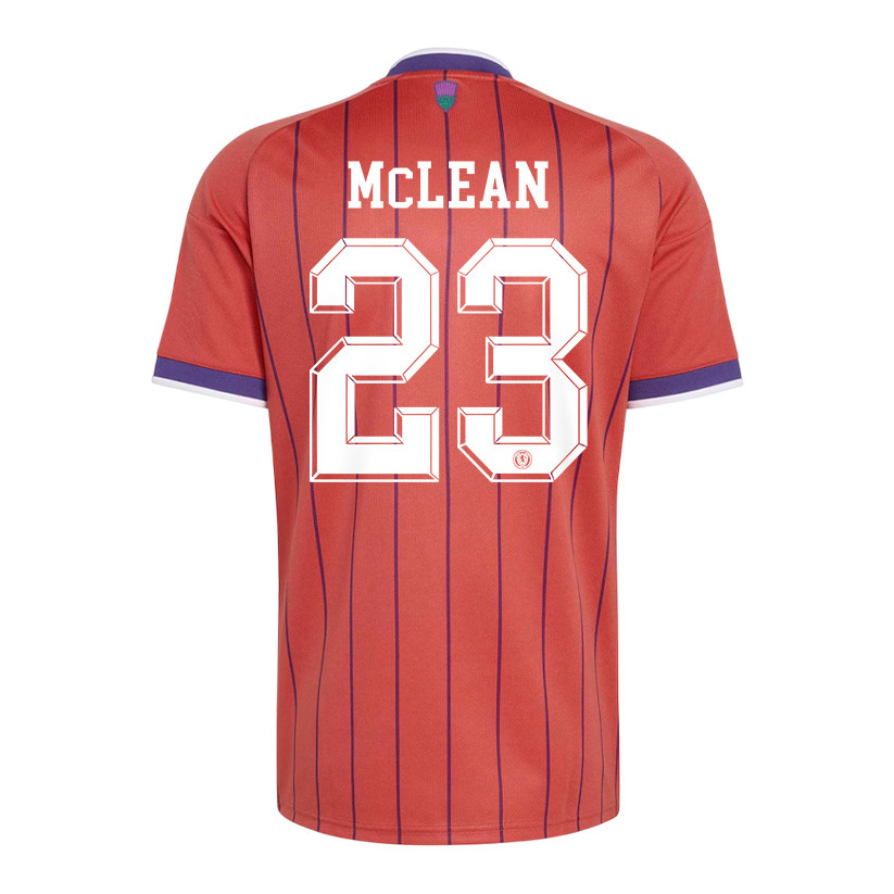 Kenny McLean 23 Scotland National Team 2026 Away Jersey - Red, Men - Jersey Teams