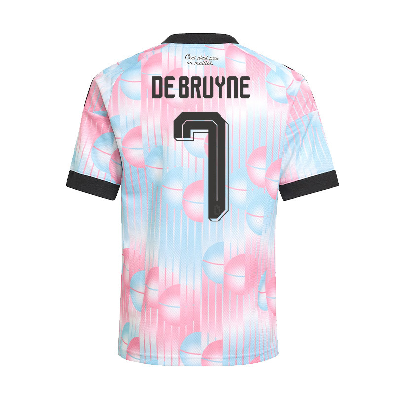 Kevin De Bruyne 7 Youth Belgium National Team 2026 Away Jersey - Light Blue - Jersey Teams