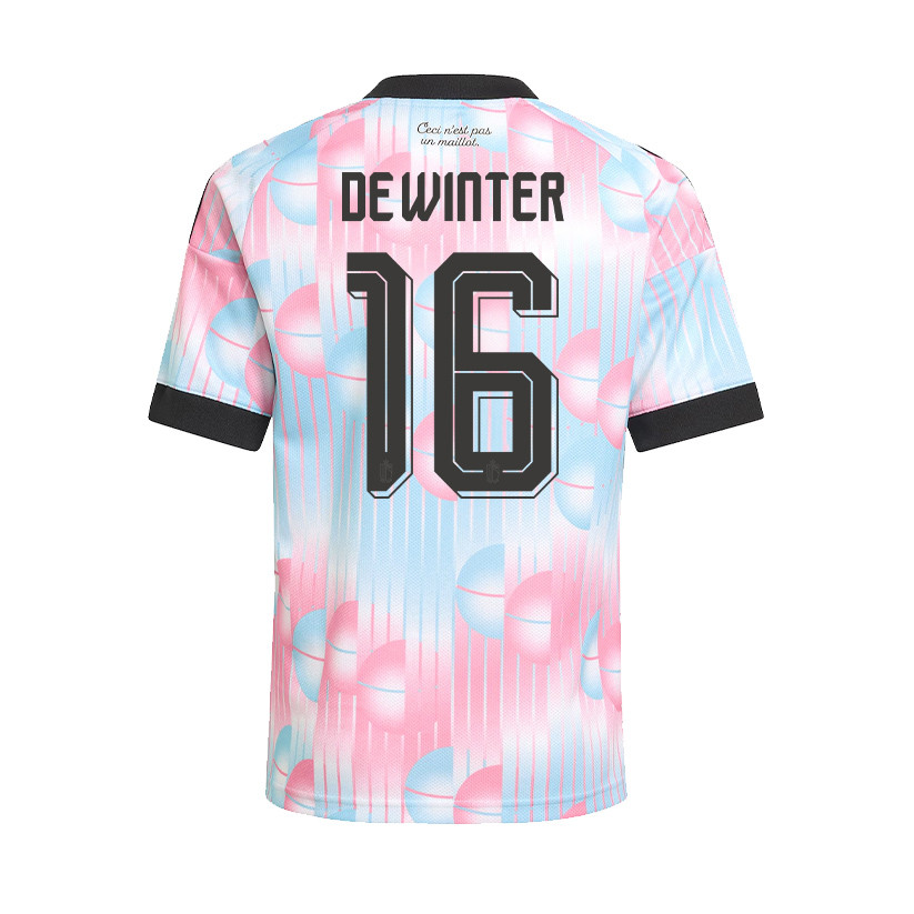 Koni De Winter 16 Youth Belgium National Team 2026 Away Jersey - Light Blue - Jersey Teams