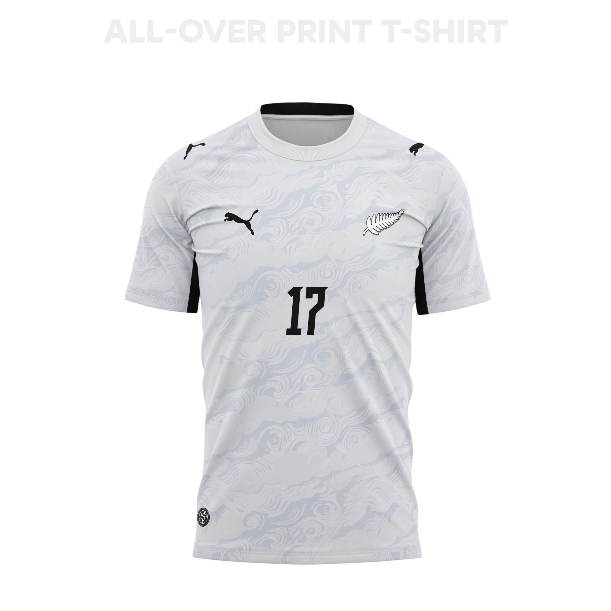 Kosta Barbarouses 17 Youth New Zealand 2026 Away 3D T-shirt Fully Printed – White - Jersey Teams
