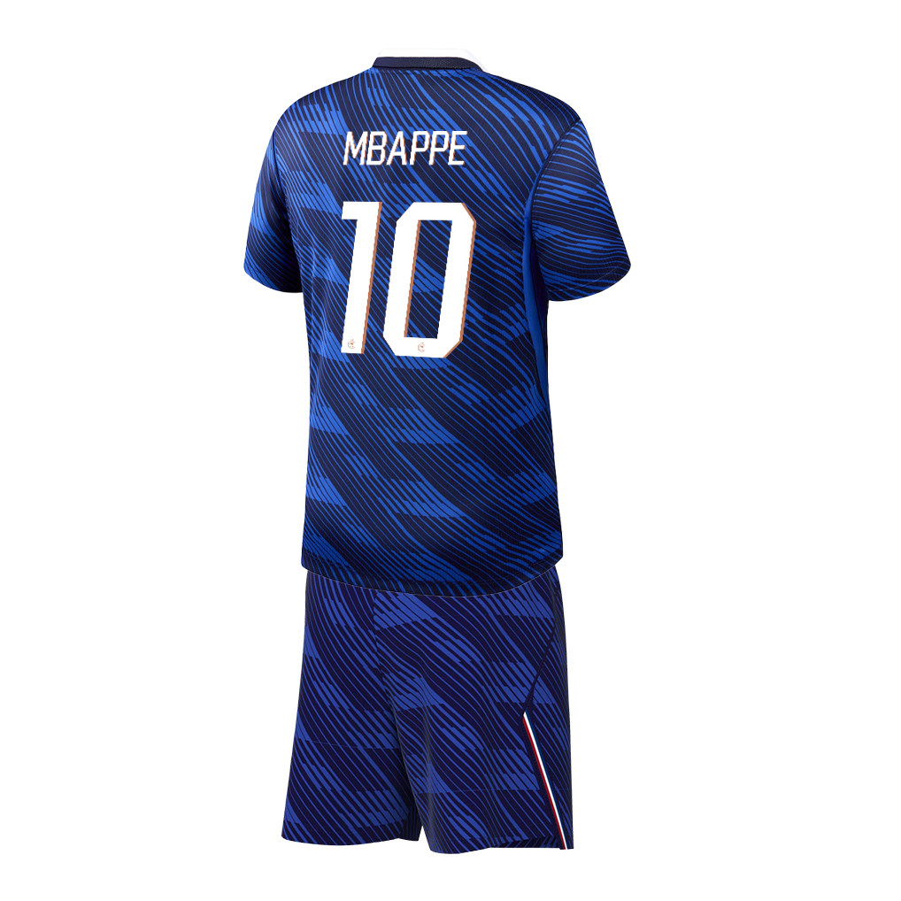Kylian Mbappé 10 France 2026 Home Men Jersey & Shorts Set – Blue - Jersey Teams