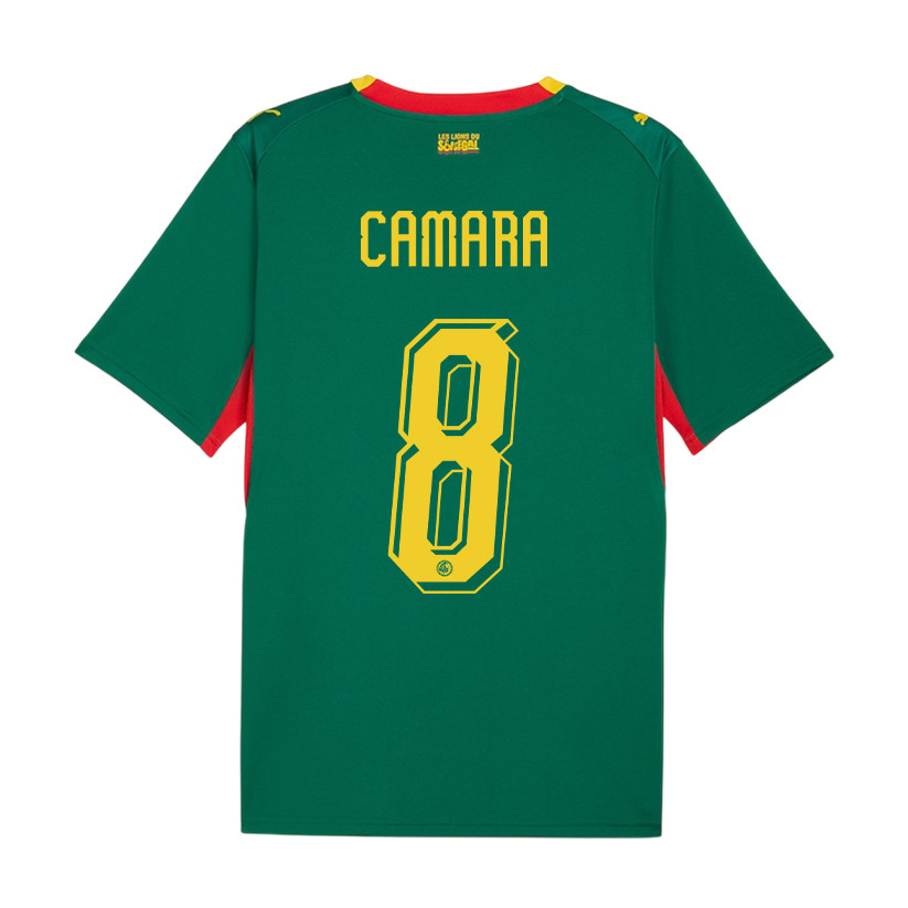 Lamine Camara 8 Senegal National Team 2026 Away Jersey - Green, Men - Jersey Teams