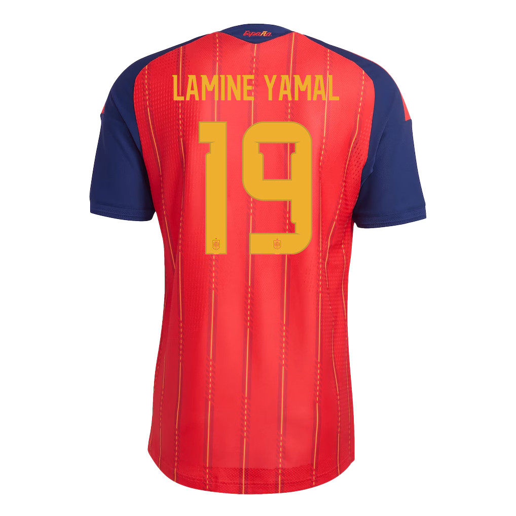 Lamine Yamal 19 Spain National Team 2026 Home Jersey - Red, Men - Jersey Teams