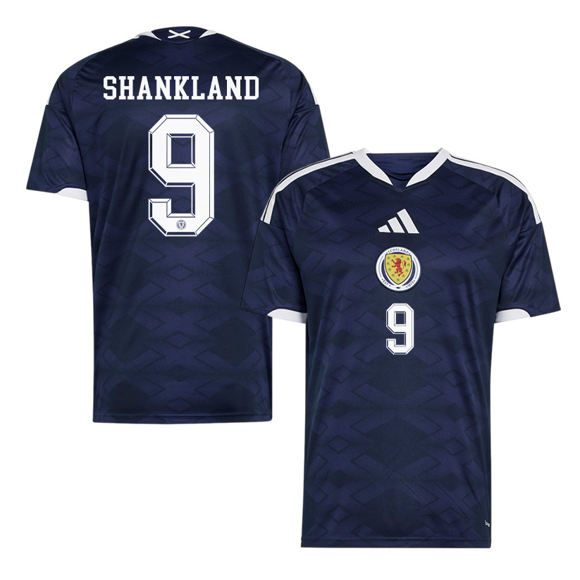 Lawrence Shankland 9 Scotland National Team 2026 Home Jersey - Navy, Men - Jersey Teams
