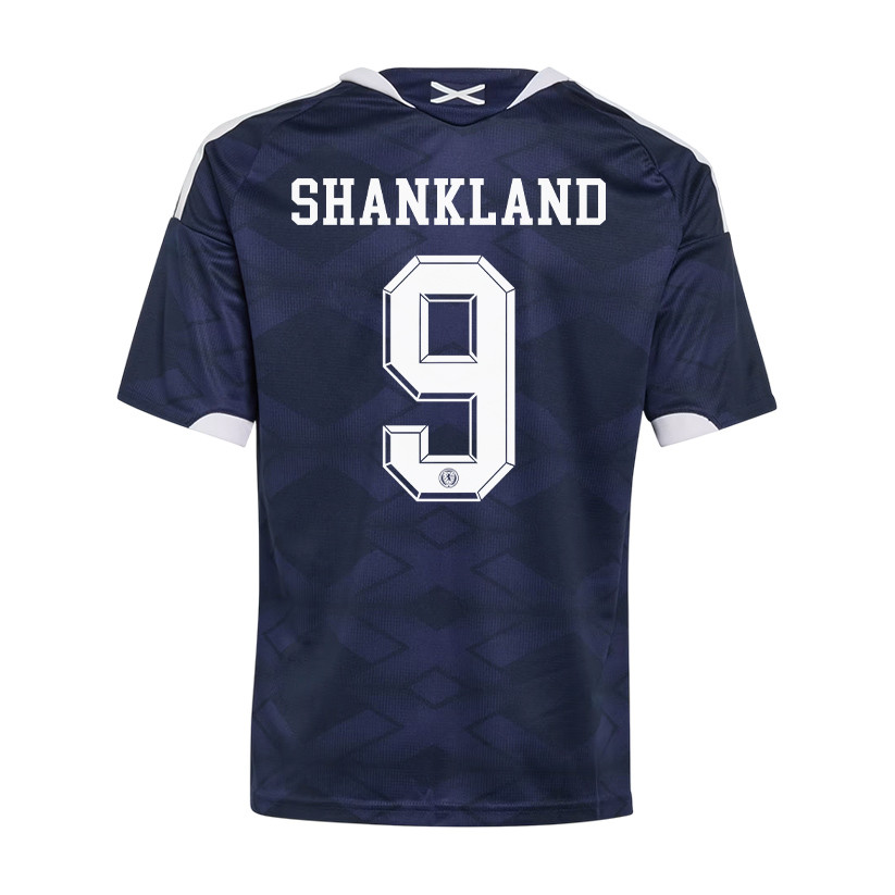 Lawrence Shankland 9 Youth Scotland National Team 2026 Home Jersey - Navy - Jersey Teams