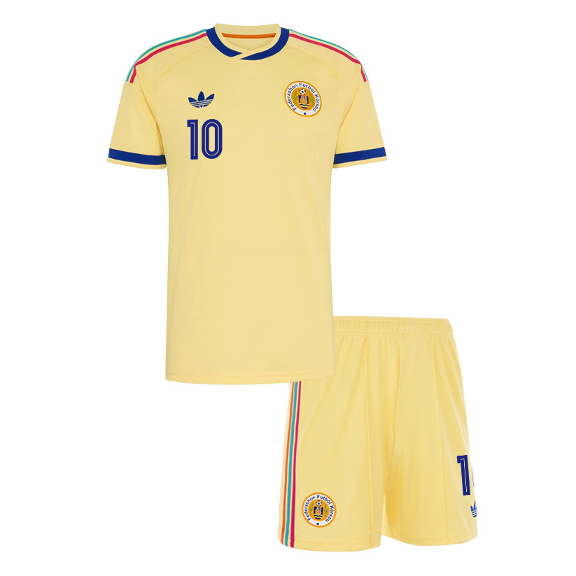 Leandro Bacuna 10 Curacao 2026 Away Men Jersey & Shorts Set – Yellow - Jersey Teams