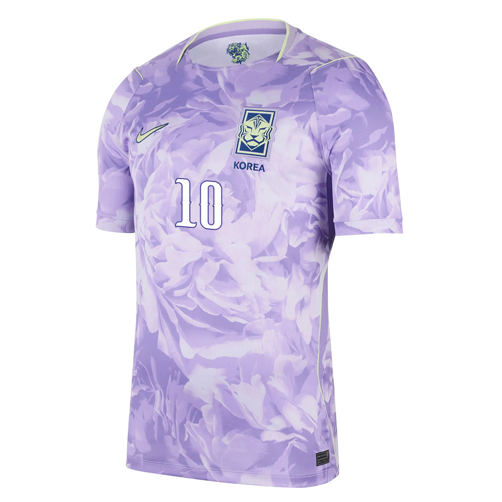 Lee Jae-sung 10 South Korea National Team 2026 x World Cup Patch Away Jersey - Men, Purple - Jersey Teams