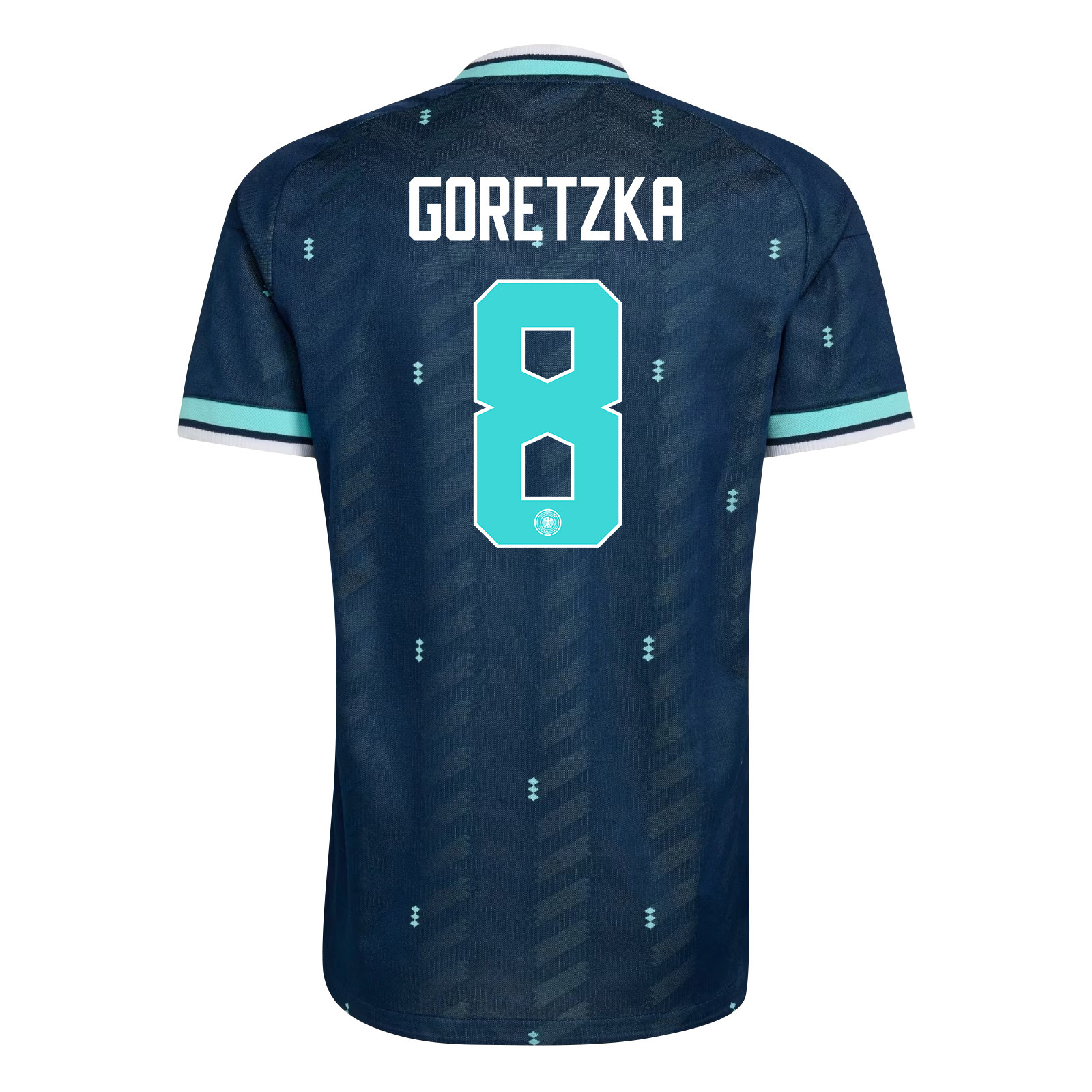 Leon Goretzka 8 Germany National Team 2026 x World Cup Patch Away Jersey - Navy, Men - Jersey Teams