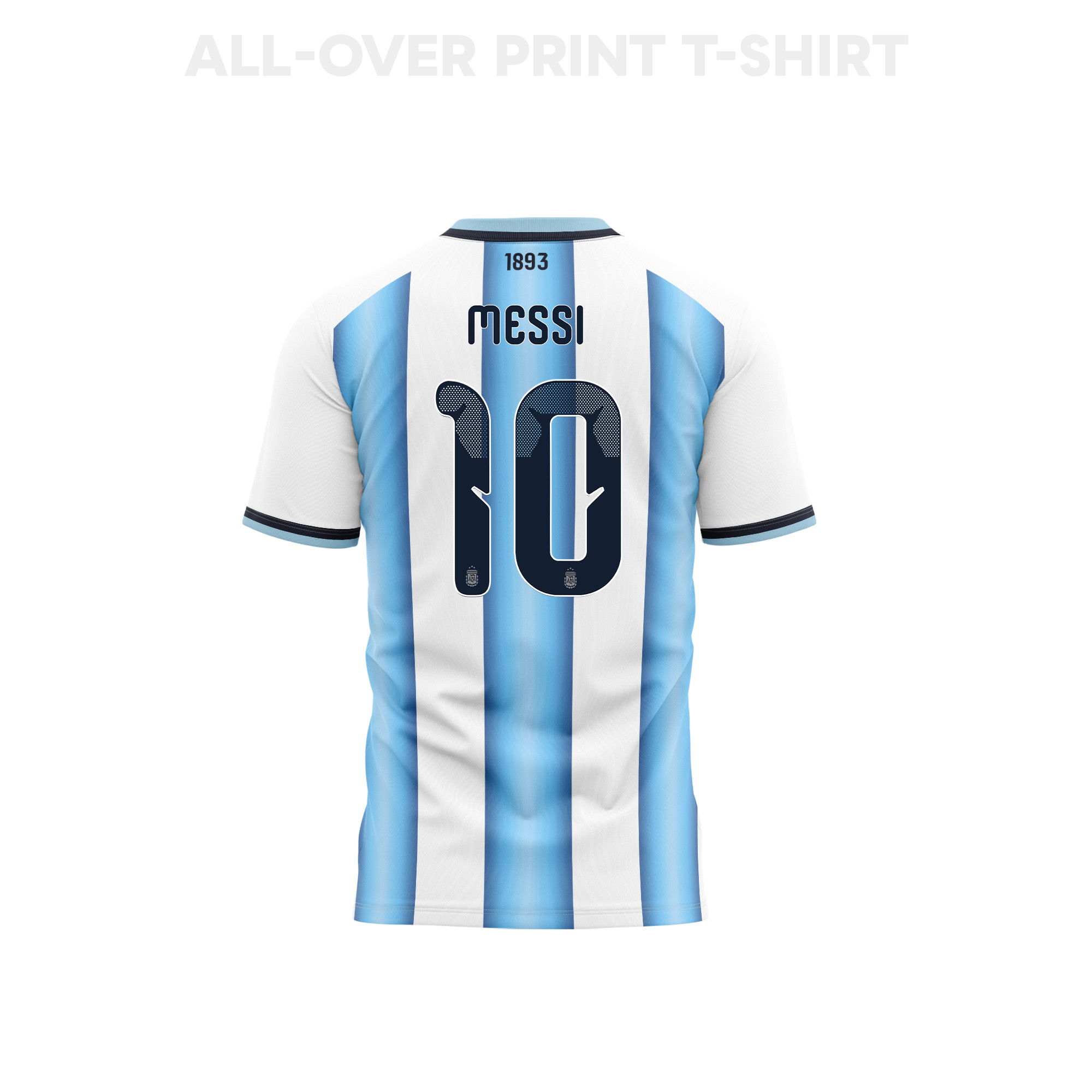 Lionel Messi 10 Argentina 2026 Home 3D T-Shirt Fully Printed – Unisex, White - Jersey Teams