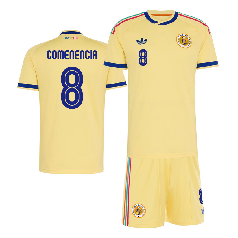 Livano Comenencia 8 Curacao 2026 Away Men Jersey & Shorts Set – Yellow - Jersey Teams