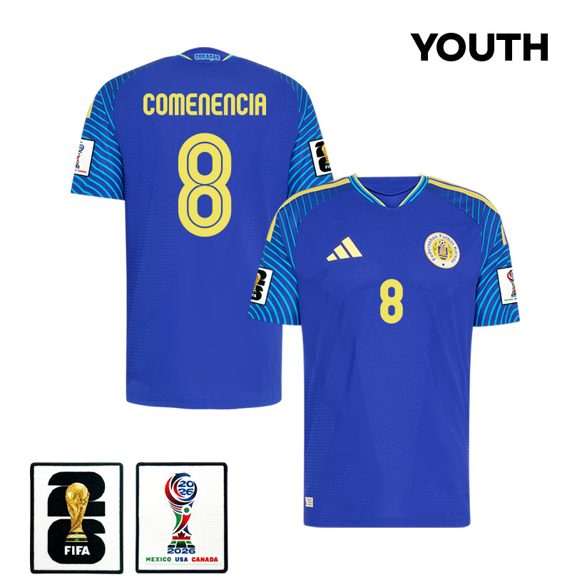 Livano Comenencia 8 Curacao 2026 Youth Home Jersey – Blue – Jersey Teams