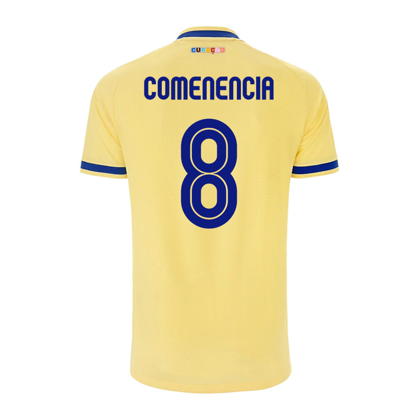 Livano Comenencia 8 Youth Curaçao National Team 2026 Away Jersey - Yellow - Jersey Teams
